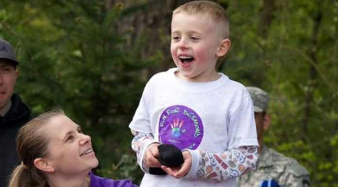 Bringing Autism Awareness into the Tigard Community I run for Desmond