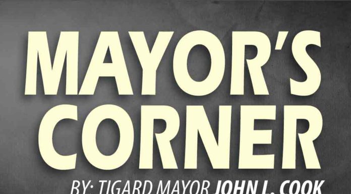 Tigard Mayor John Cook’s Last Mayor’s Corner