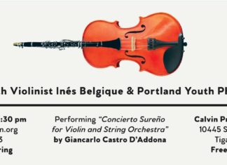 Concerts at Calvin presents Portland Youth Philharmonic and special guests calvin concerts tigard