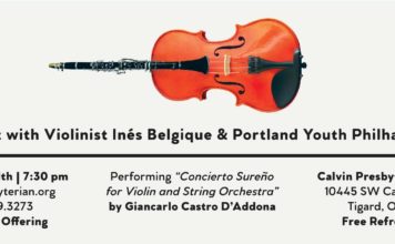 Concerts at Calvin presents Portland Youth Philharmonic and special guests calvin concerts tigard