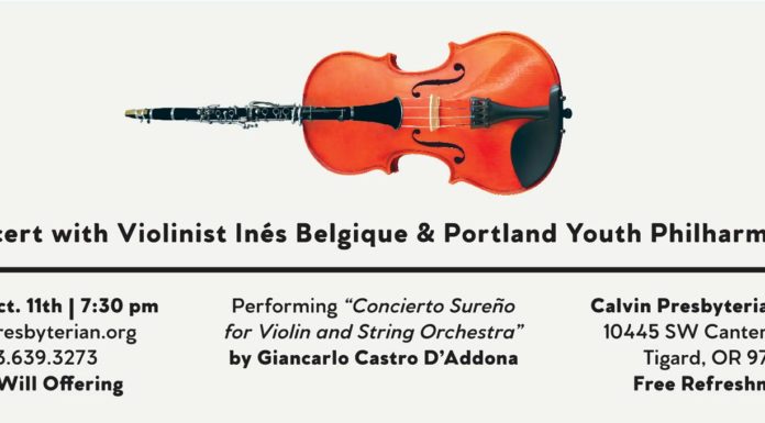 Concerts at Calvin presents Portland Youth Philharmonic and special guests calvin concerts tigard