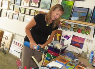 Tigard Artist One of 50 to Open Private Studios to Public art, art studio, Hirshmann