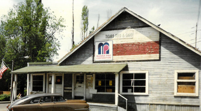 Tigard History: Historic Tigard Feed and Garden Store Tigard Feed and Garden Store
