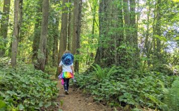 Tigard Parks – Where Should We Go? Making stick collections, spotting painted rocks and discovering new paths are some of the Tilley family’s favorite activities.