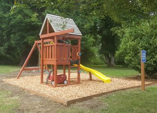 Leadership Tigard Stays the Course The leadership class of 2020 was able to donate a play structure to Family Promise of Tualatin Valley.