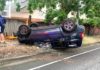 A rollover crash occurred on Bull Mountain on June 30.
