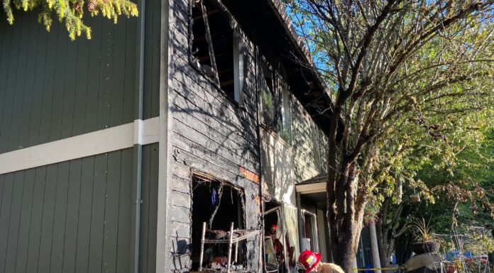 Propane fire damages Tigard apartments