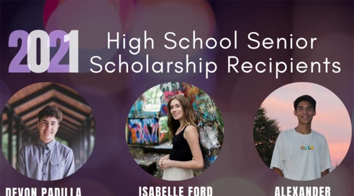 2021 Tigard Chamber of Commerce Scholarship Recipients