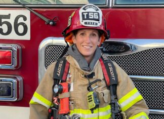 TVF&R Promotes First Female Captain Capt. Karen Bureker.