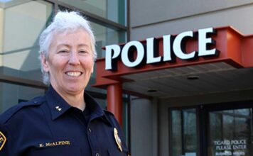 Tigard Police Chief McAlpine Named Finalist for Tacoma Chief Position Tigard Police Chief Kathy McAlpine