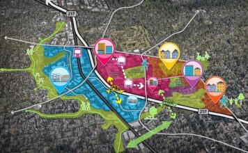 City presents vision for Washington Square Regional Center The proposed Washington Square Regional Center Plan envisions a large amount of new housing.