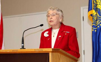King City honors veterans on their day Marine Corps veteran Golda Fabian