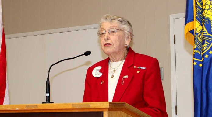 King City honors veterans on their day Marine Corps veteran Golda Fabian