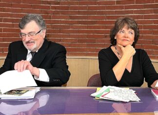 Mask & Mirror to Present “Love Letters” Love Letters cast members Peter Bolger and Rebecca Rowland-Hines.