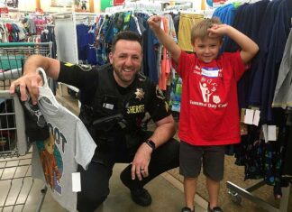 WCSOF provides support for Washington County Sheriff’s Office programs and services Shop With A Cop.