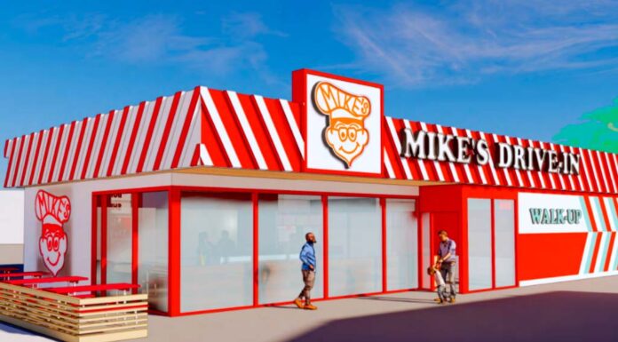 Mike’s Drive-In is Coming to Tigard! Rendering of upcoming Mike's Drive-in location at former Subway location at 11634 SW Pacific Highway in Tigard.