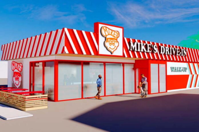 Rendering of upcoming Mike's Drive-in location at former Subway location at 11634 SW Pacific Highway in Tigard.