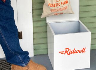 City says code prevents Ridwell from operating recycling service in Tigard Plastic film is among the recycled items collected on the customer’s front porch by Ridwell.