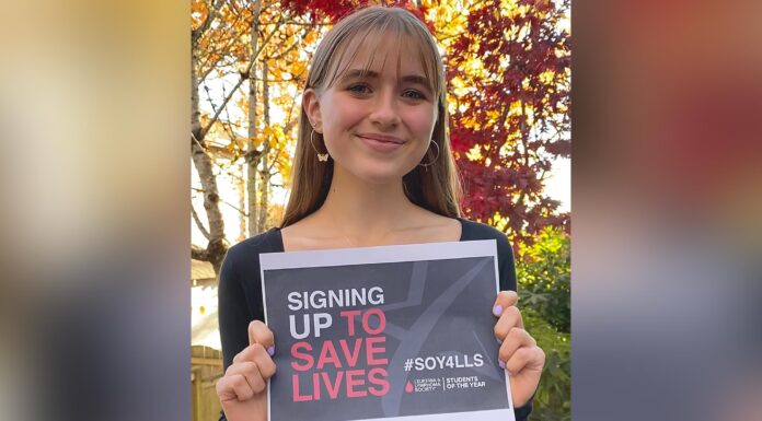 THS Student Raising Money for Blood Cancer Isabel “Izzy” Pope