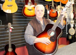 Tigard’s own ‘Music Man’ sells popular business Ron Royse, shown here at Tigard Music, has played guitar since high school and still plays frequently with a three-piece band called Sandpoint.