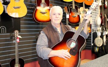 Tigard’s own ‘Music Man’ sells popular business Ron Royse, shown here at Tigard Music, has played guitar since high school and still plays frequently with a three-piece band called Sandpoint.