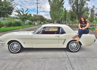 My Ride: Tigard – August 2022 Tigard resident Raina Boise bought her dream car, a 1964-1/2 Ford Mustang, sight unseen back in 1999.