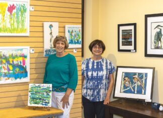 ‘Two Jans’ showcase their art at local gallery
