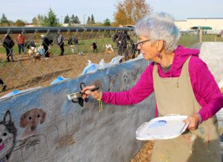 Artistic Dog-Owners Transform Potso into an Art Gallery featuring beloved Pups