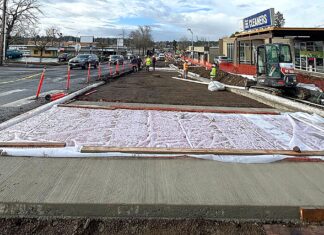 Main Street Green Street Construction is Moving Along