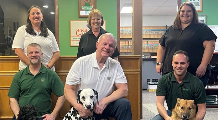 Local Business Owners look back on 35 Years of Printing Minuteman Press in Tigard, OR is celebrating 35+ years in business and now features two generations of business ownership. L-R: Carolyn & Craig Davidson, Bob & Ruth Davidson, and Lisa & Christopher Brown.