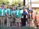 Girls Scouts retire King City City Hall flag along with others