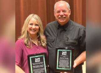 Animal Services Manager Randy Covey presented with Lifetime Contribution Award