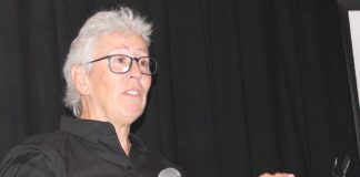 Police Chief Kathy McAlpine’s send-off turns into lovefest