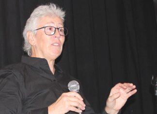 Police Chief Kathy McAlpine’s send-off turns into lovefest