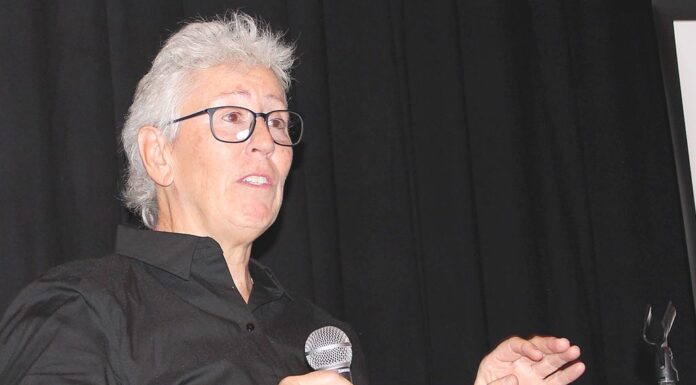 Police Chief Kathy McAlpine’s send-off turns into lovefest