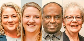 King City Recall too close to call (L to R) Mayor Jaimie Fender, Councilor Kate Mohr, Councilor Smart Ocholi, Councilor Laurie Petrie