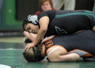 Girls wrestling team hits ground running in inaugural season