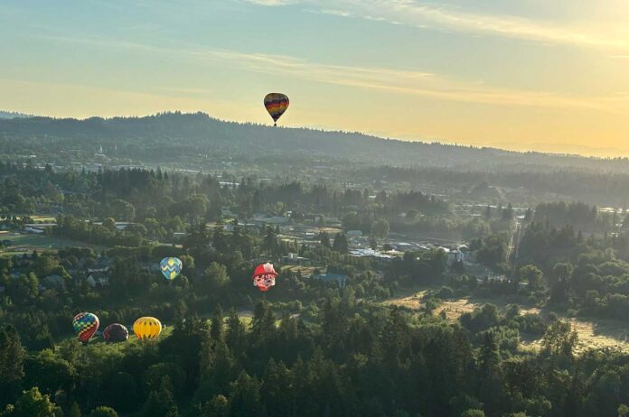 Tigard Life takes to the skies on first day of Festival of Balloons