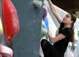 Tigard climber sets sight on national championship Kyra Nelson, 16, of Tigard trains for the youth national climbing championship, which takes place this week in Beaverton.