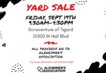 Bonaventure of Tigard to Host Yard Sale Fundraiser for the Alzheimer’s Association