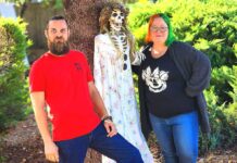 Meet the Woman Behind the Walnut Street Skeletons