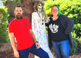 Meet the Woman Behind the Walnut Street Skeletons