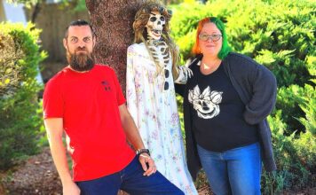 Meet the Woman Behind the Walnut Street Skeletons