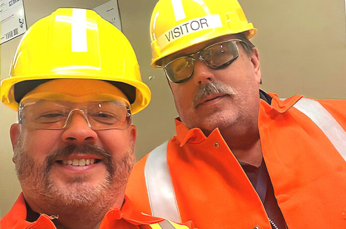 King-City-Police-Sergent-Brian-Sigler-(left)-and-Chief-of-Police-Ernest-Happala-(right)-took-weapons-and-narcotics-to-dispose-of-them