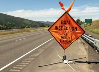 Oregon finds invasive quagga mussel on boat at Ashland inspection station There are boat inspection stations in Ashland, Ontario and seasonally open stations in Brookings, Klamath Falls, Umatilla and at Owyhee Reservoir. (Oregon Department of Fish and Wildlife)