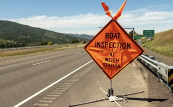 Oregon finds invasive quagga mussel on boat at Ashland inspection station There are boat inspection stations in Ashland, Ontario and seasonally open stations in Brookings, Klamath Falls, Umatilla and at Owyhee Reservoir. (Oregon Department of Fish and Wildlife)