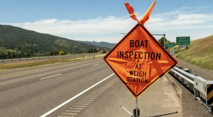 Oregon finds invasive quagga mussel on boat at Ashland inspection station There are boat inspection stations in Ashland, Ontario and seasonally open stations in Brookings, Klamath Falls, Umatilla and at Owyhee Reservoir. (Oregon Department of Fish and Wildlife)