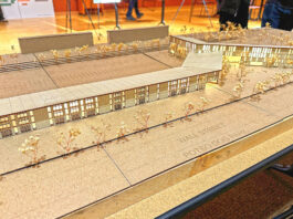 Bond Proposal: Guide To A Ballot Measure An architectural model gives a preliminary likeness of the city of Tigard’s proposed new campus for its police and public works departments. Voters will decide a $150 million bond issue for the project on May 19.