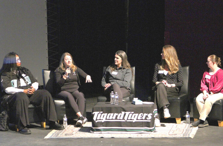 Tigard grads talk overcoming adversity at third annual Women in Sports Symposium
