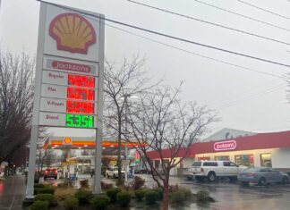 Oregon gas tax opponents file another lawsuit in federal court A gas station in Portland on March 14, 2022, where a gallon of regular inched towards $5. The Right to Vote on the Gas Tax Political Action Committee in late 2025 successfully collected enough signatures to pause a 2025 transportation law until a referendum. (Photo by Alex Baumhardt/Oregon Capital Chronicle)